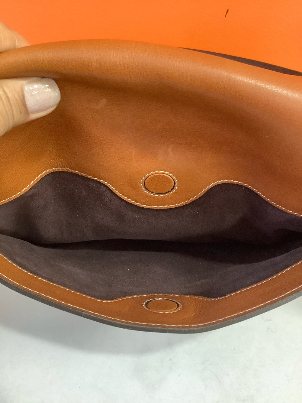 Cognac Coach Handbag - Picture 9 of 15